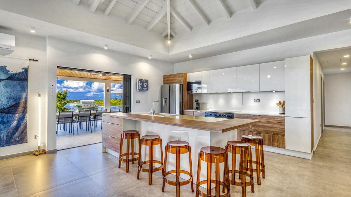 20 Location villa Terres Basses Saint Martin_cuisine